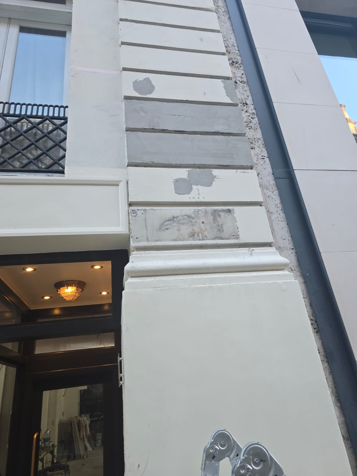 Before - Front elevation detailing