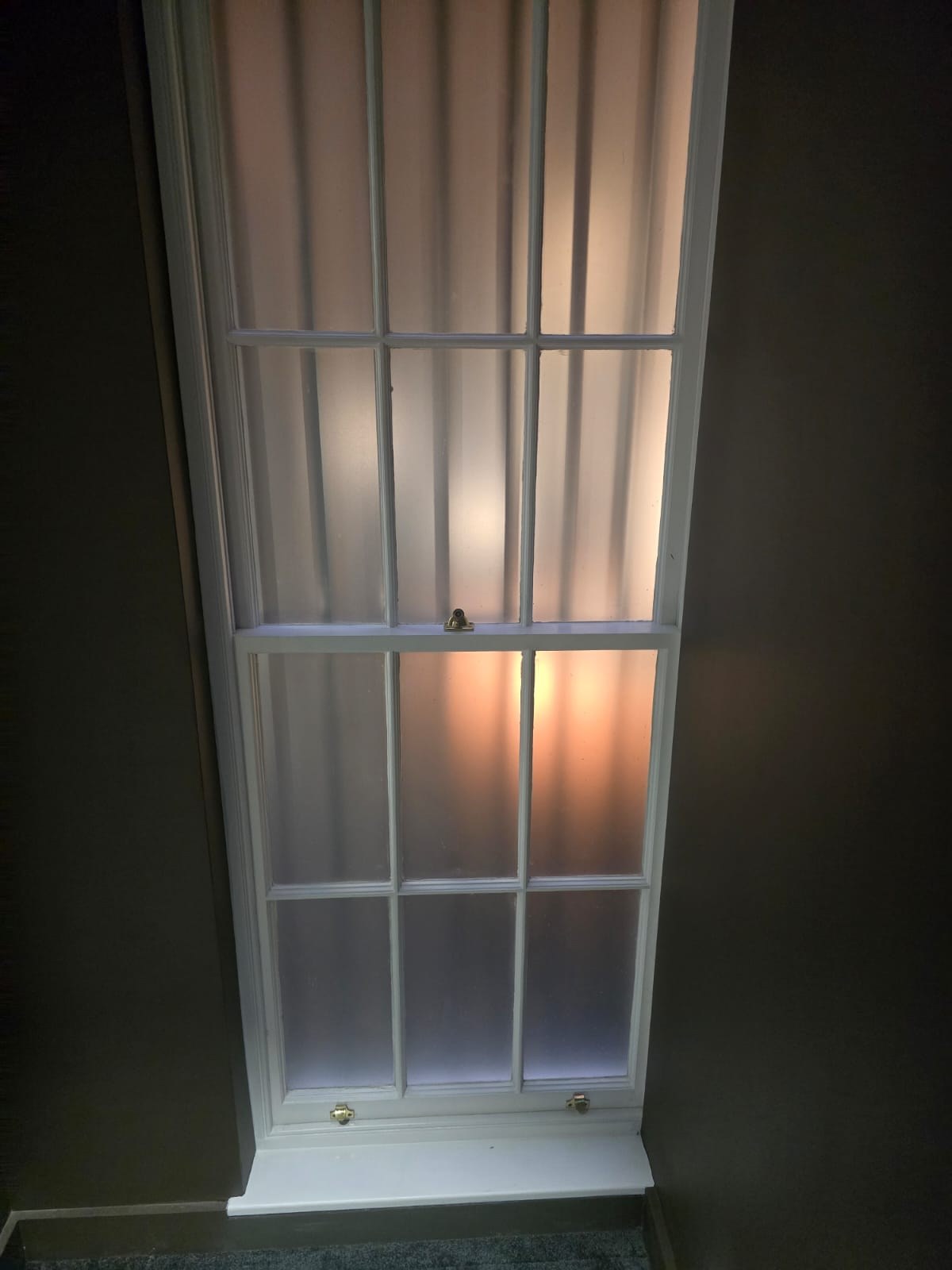 Before - Glazed panel detail