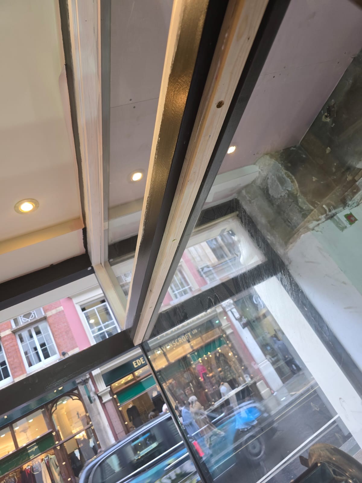 Glazing / frame work at 24 Chancery Lane