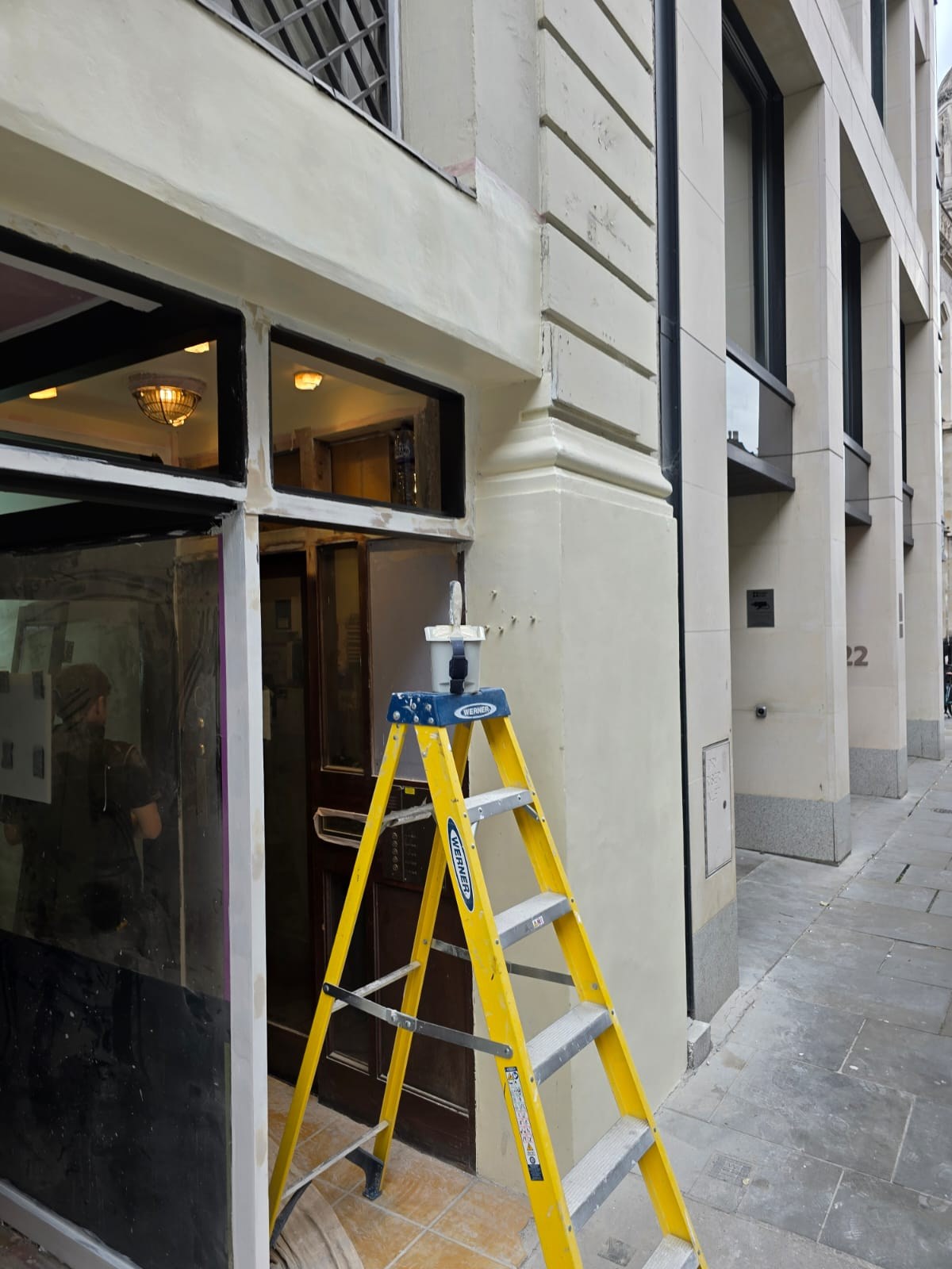 Entrance progress at 24 Chancery Lane