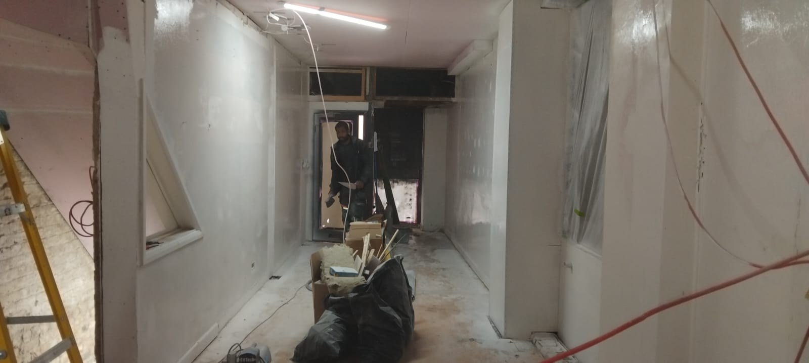 Internal corridor works at 24 Chancery Lane